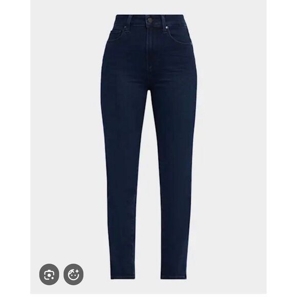 Veronica Beard Debbie Ankle-Crop Skinny Jean Dark river Blue Jean size 23 or 000 - Picture 1 of 11